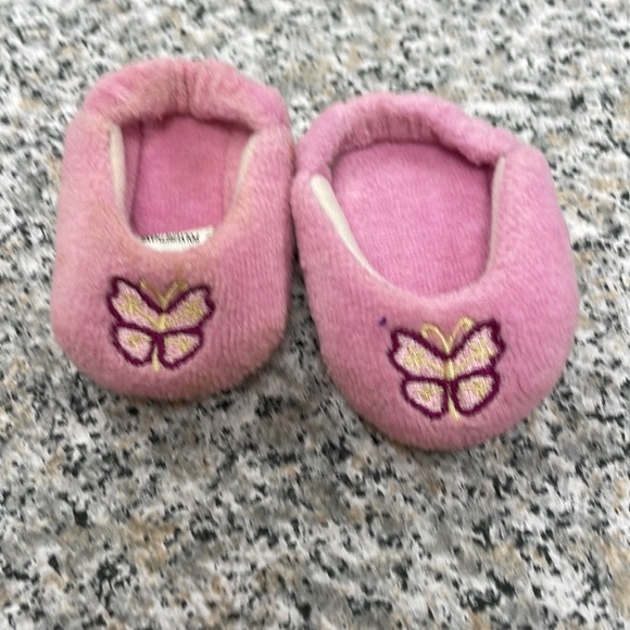 Retired American Girl Pink Julie’s Pajama Bottoms and slippers. - Picture 4 of 6